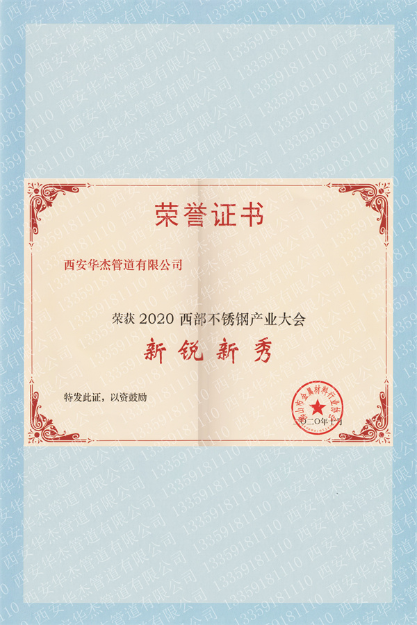 新銳新秀證書